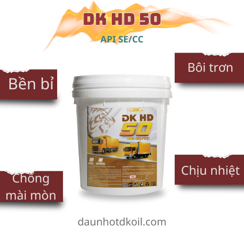 Dầu động cơ DK HD50 API SE/CC